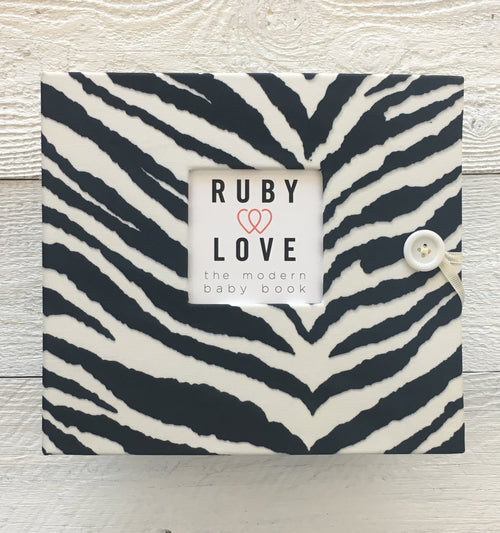 Zebra Stripe | Baby Book