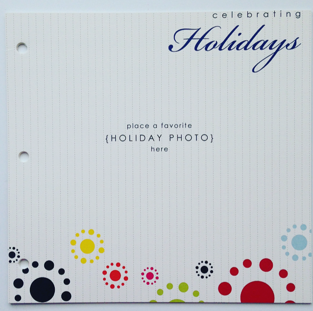 Celebrating Holidays Page Pack