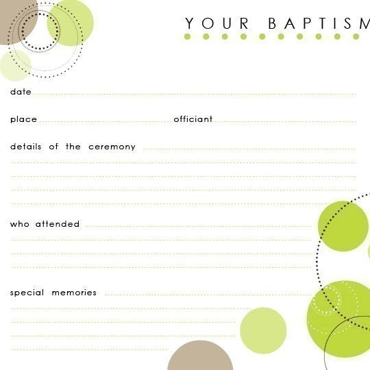 Baby Baptism Close Up