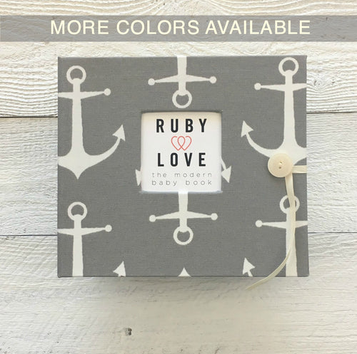 Sailor Anchors | Baby Book