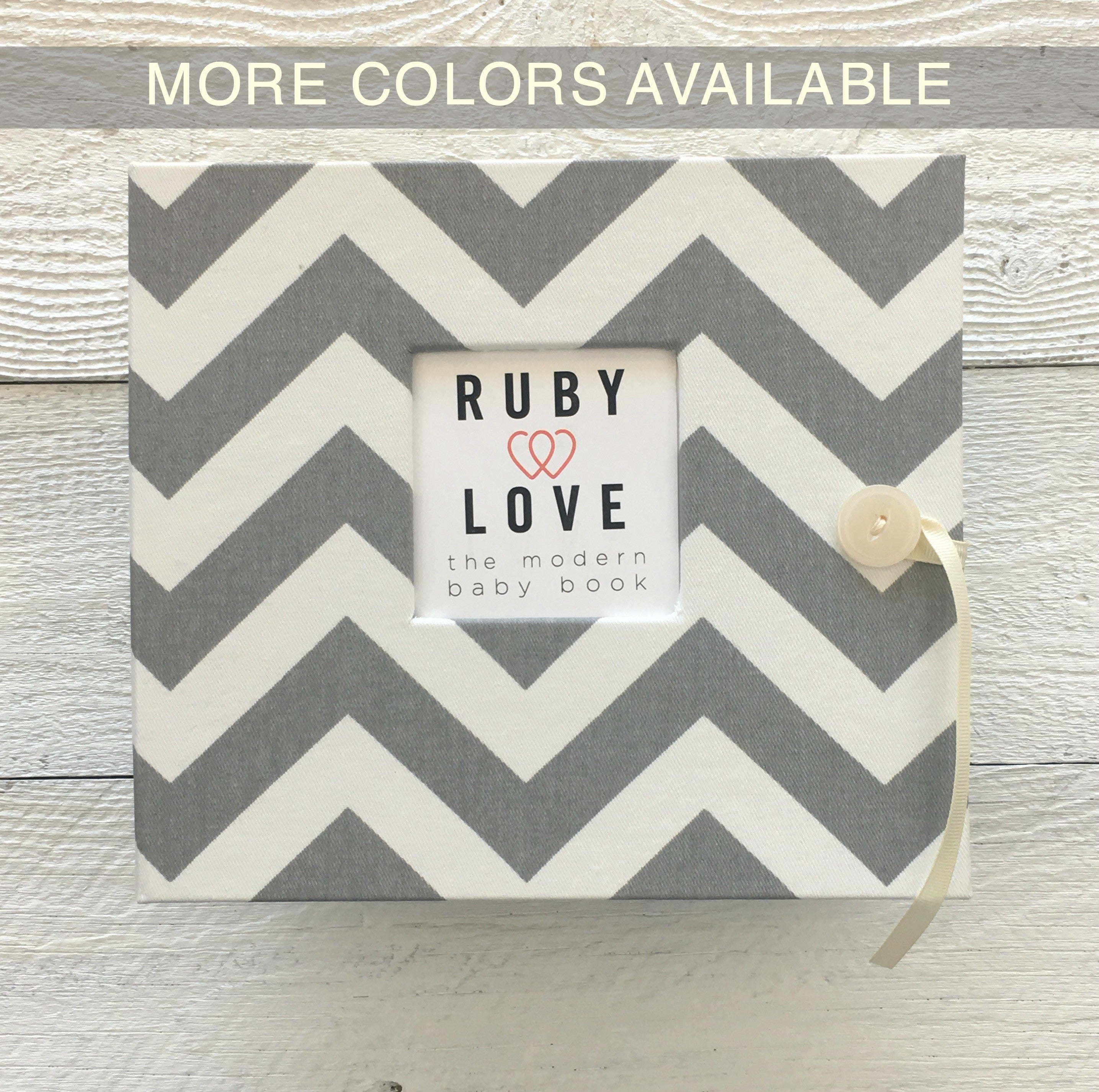 Chevron Stripes | Baby Book
