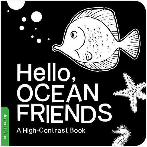 "Hello Ocean Friends" Board Book by DuoPress Labs