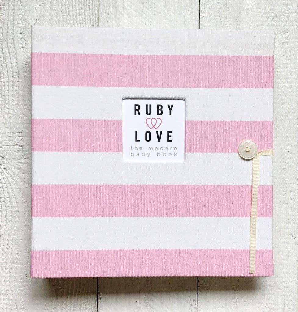 Canopy Stripe | School Years Memory Book