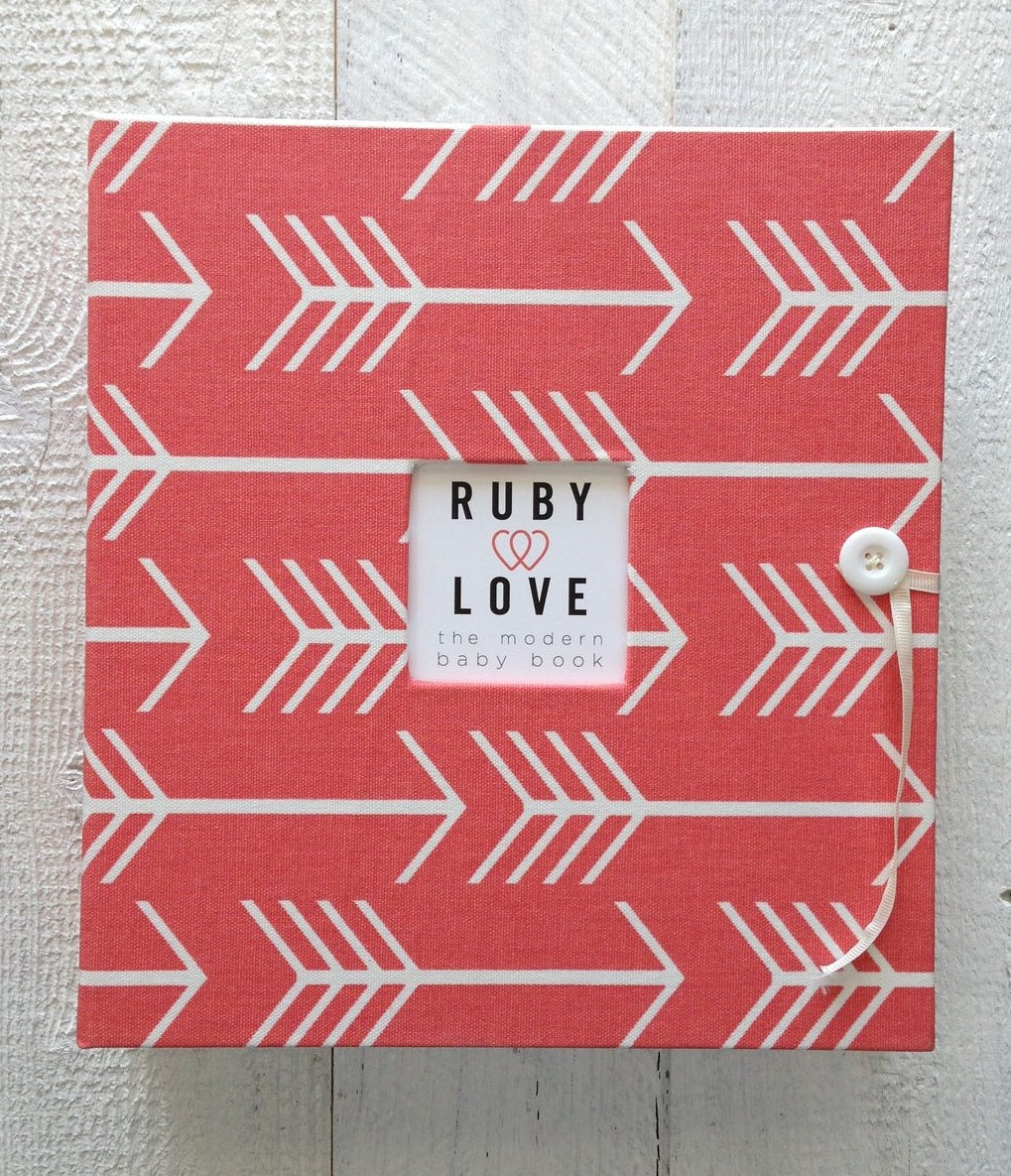 Arrows School Years Memory Book Ruby Love Baby Arrows school years memory book ruby love baby