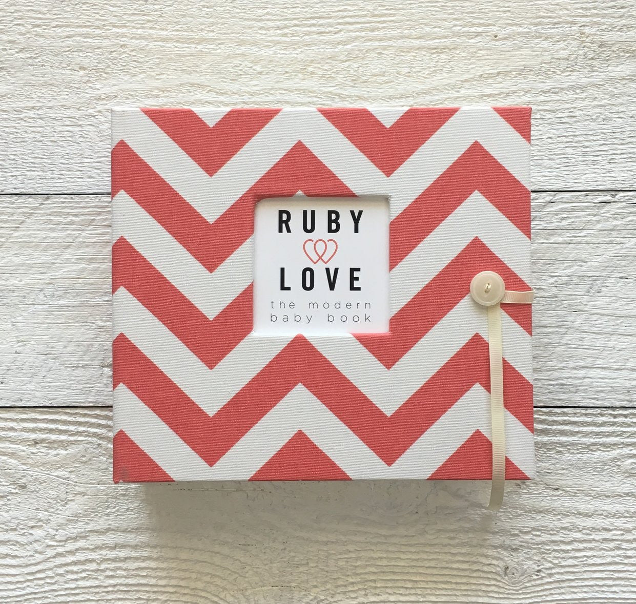 Chevron Stripes | Baby Book