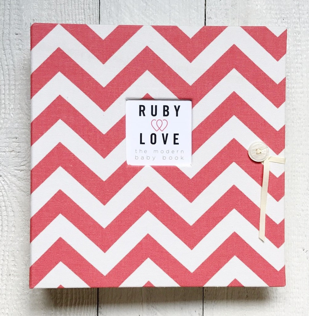 Chevron Stripes | School Years Memory Book