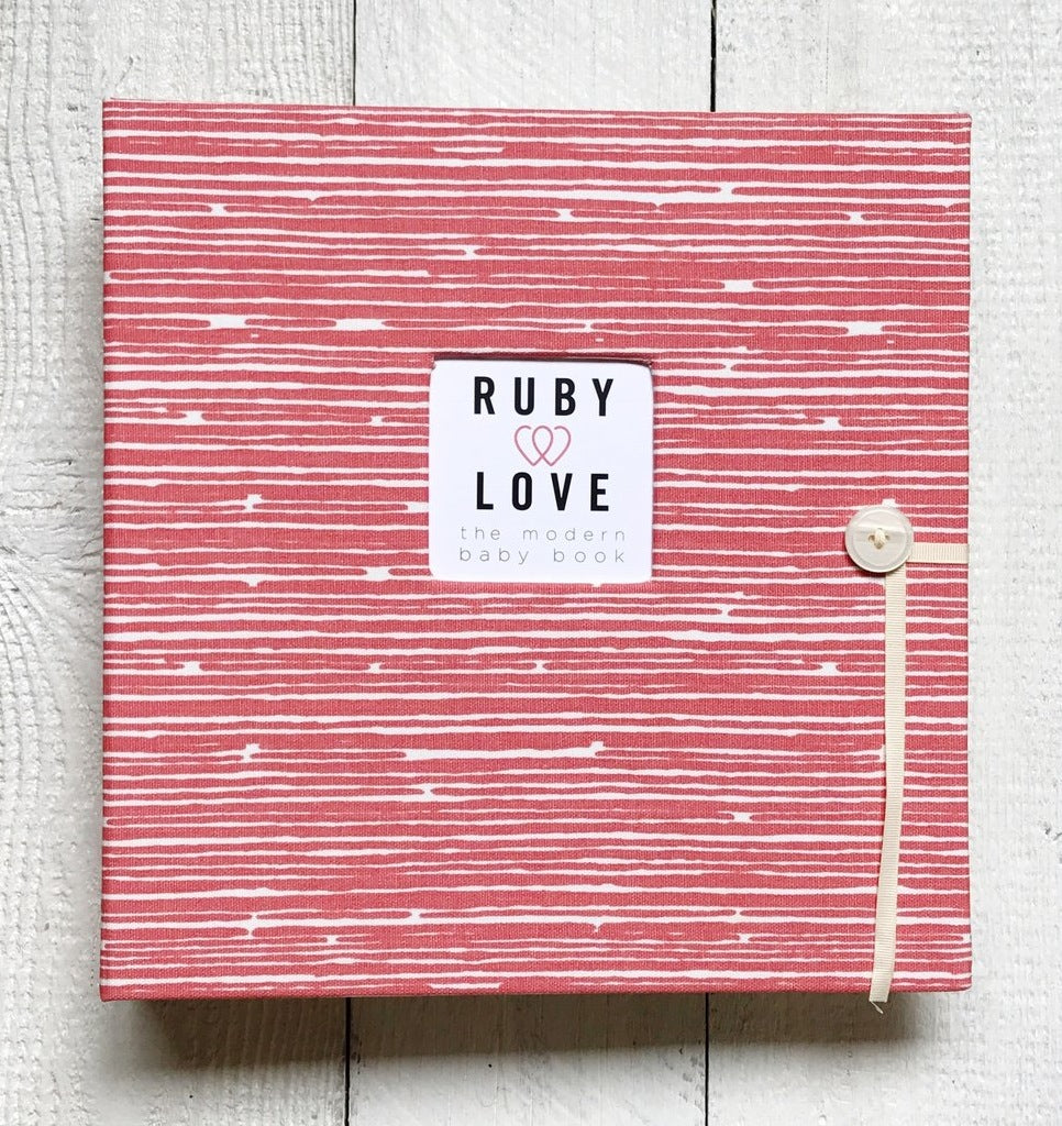 Woodsy Stripe | School Years Memory Book