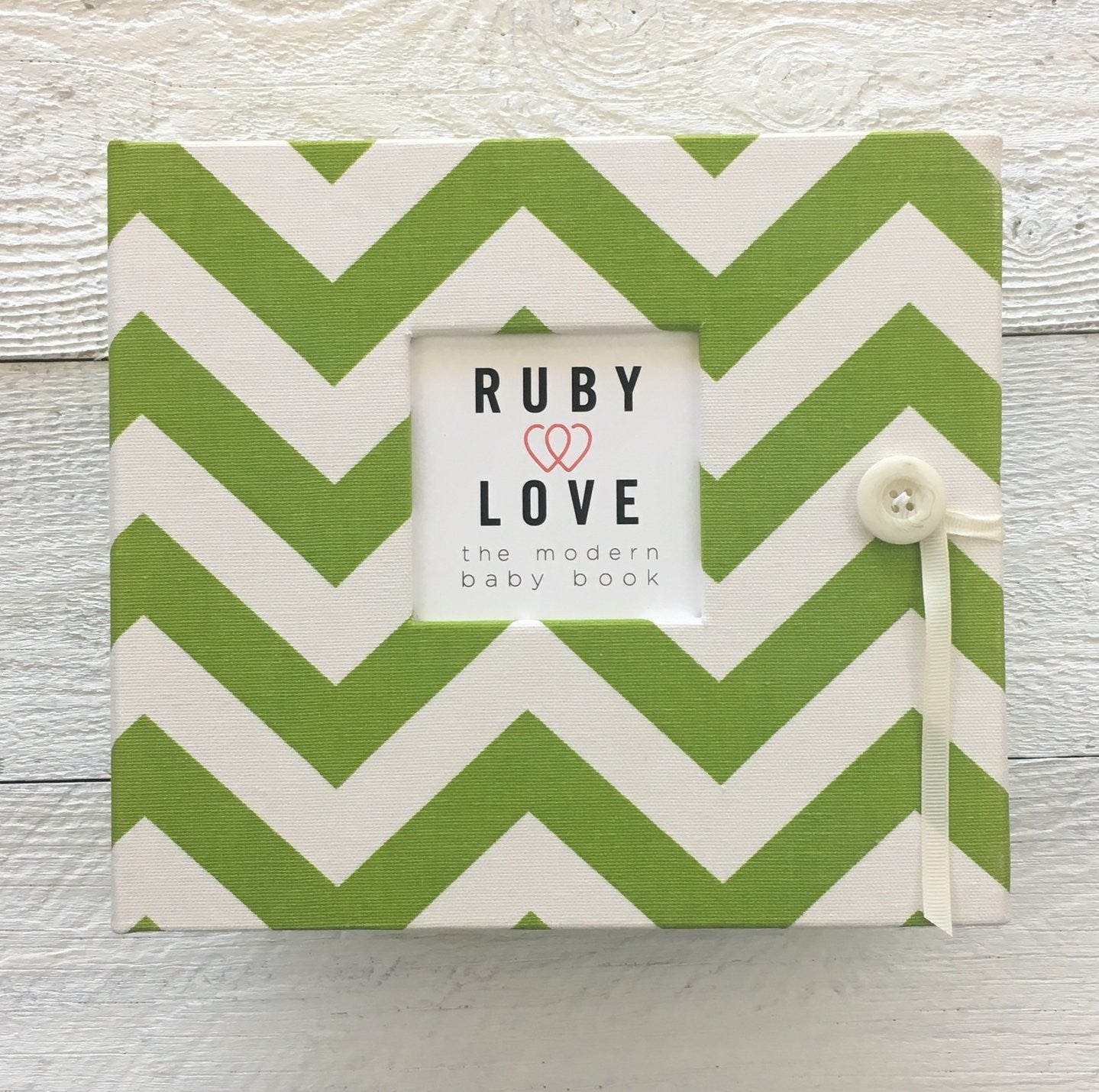Chevron Stripes | Baby Book