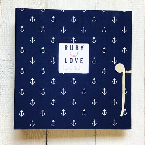 Navy Anchors | School Years Memory Book