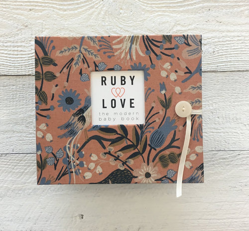 Rifle Paper Co. Peach Folk Birds | Baby Book