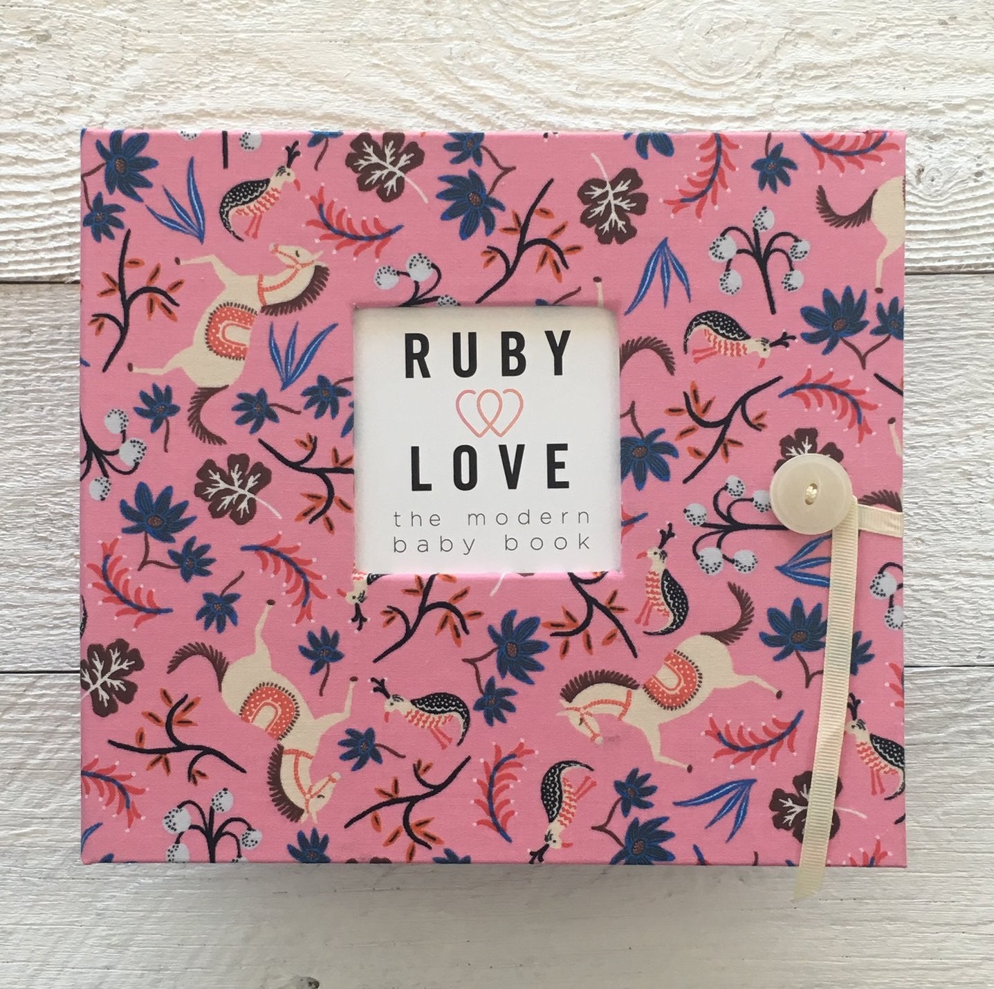Rifle Paper Co. Pink Carousel | Baby Book
