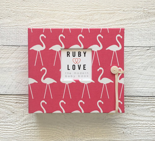 Pink Flamingos | Baby Book