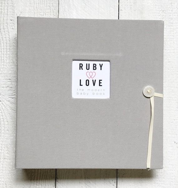 Solid School Years Memory Book - Ruby Love Baby