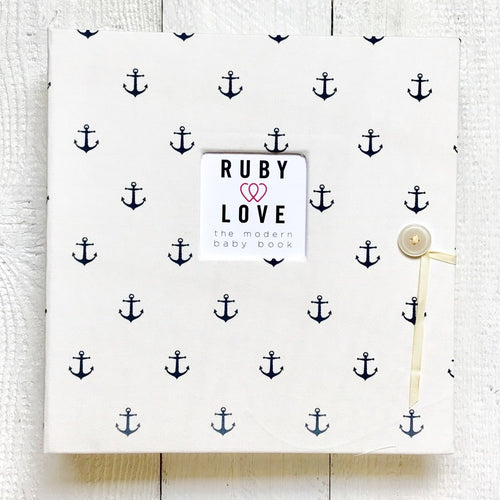White Anchors | School Years Memory Book